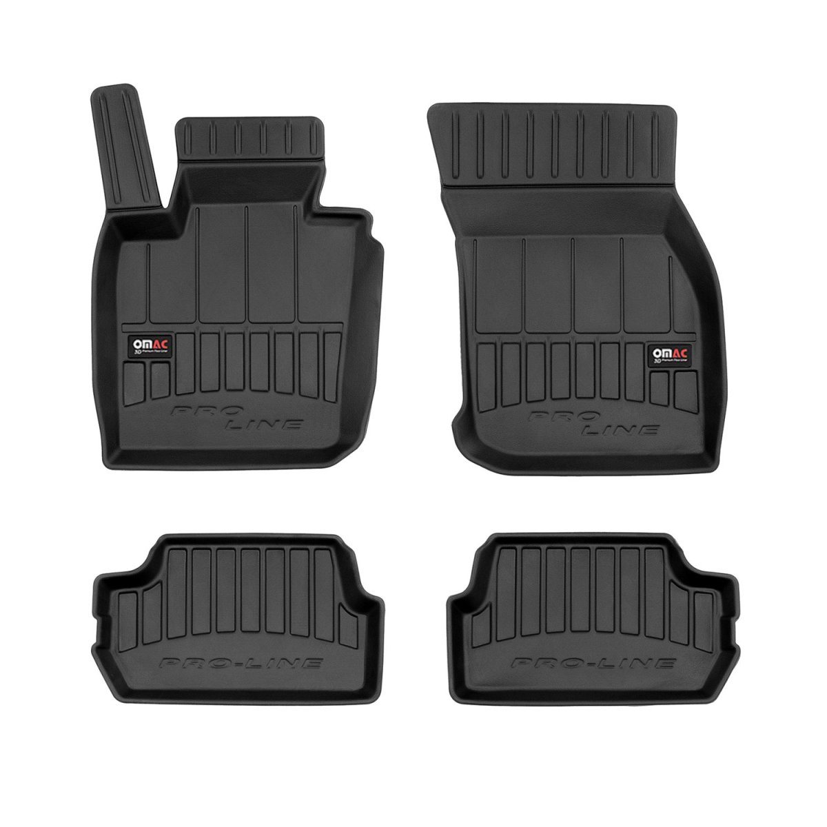 MINI COOPER F55 Floor Mat - Omac - Premium TPE - Black - '14-'24